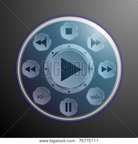 Button player