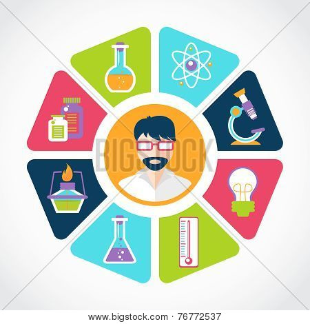 Chemistry concept illustration