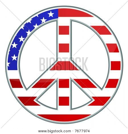 Znamení míru / USA / Vector