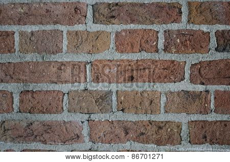 Red brick wall