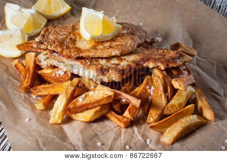Fish And Chips.