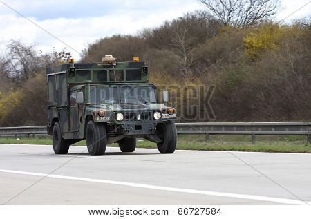 Dragoon Ride - US Army Convoy Drives Through Czech Republic