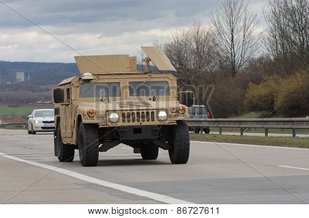 Dragoon Ride - US Army Convoy Drives Through Czech Republic