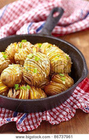 Hasselback potatoes