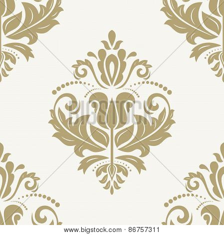 Orient Seamless  Pattern. Abstract Background