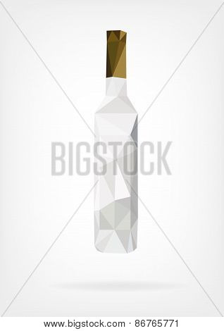 Low Poly Liquor Bottle