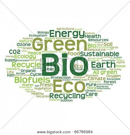 Vector concept or conceptual abstract green ecology and conserva