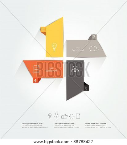 Flat tab.