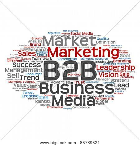 Vector concept or conceptual abstract business success word clou