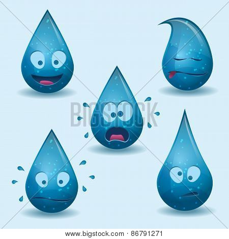 Crazy water drops
