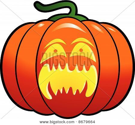 Halloween Kürbis Vektor
