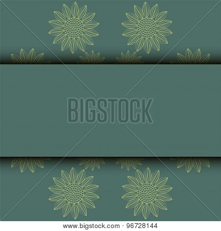 Ethnic Pattern. Abstract Greeting Card.