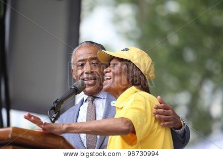 Rev Al Sharpton & Hazel Dukes