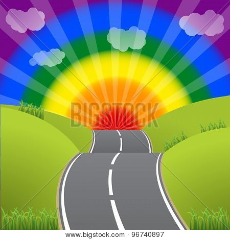 Road To A Bursting Gay Lesbian Sky