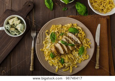 Pasta With Cheese And Chicken
