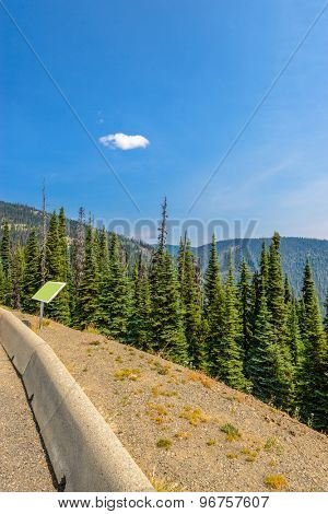 Rocky Mountains. Coastal Mountains. Blackwall Peak trail in Manning Park. British Columbia. Canada.