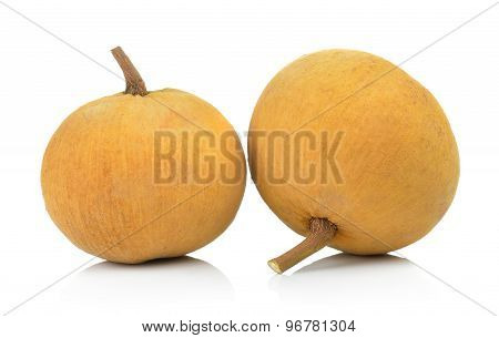 Santol Fruit Isolated On White Background