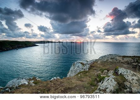 Sunset At Trevan Point