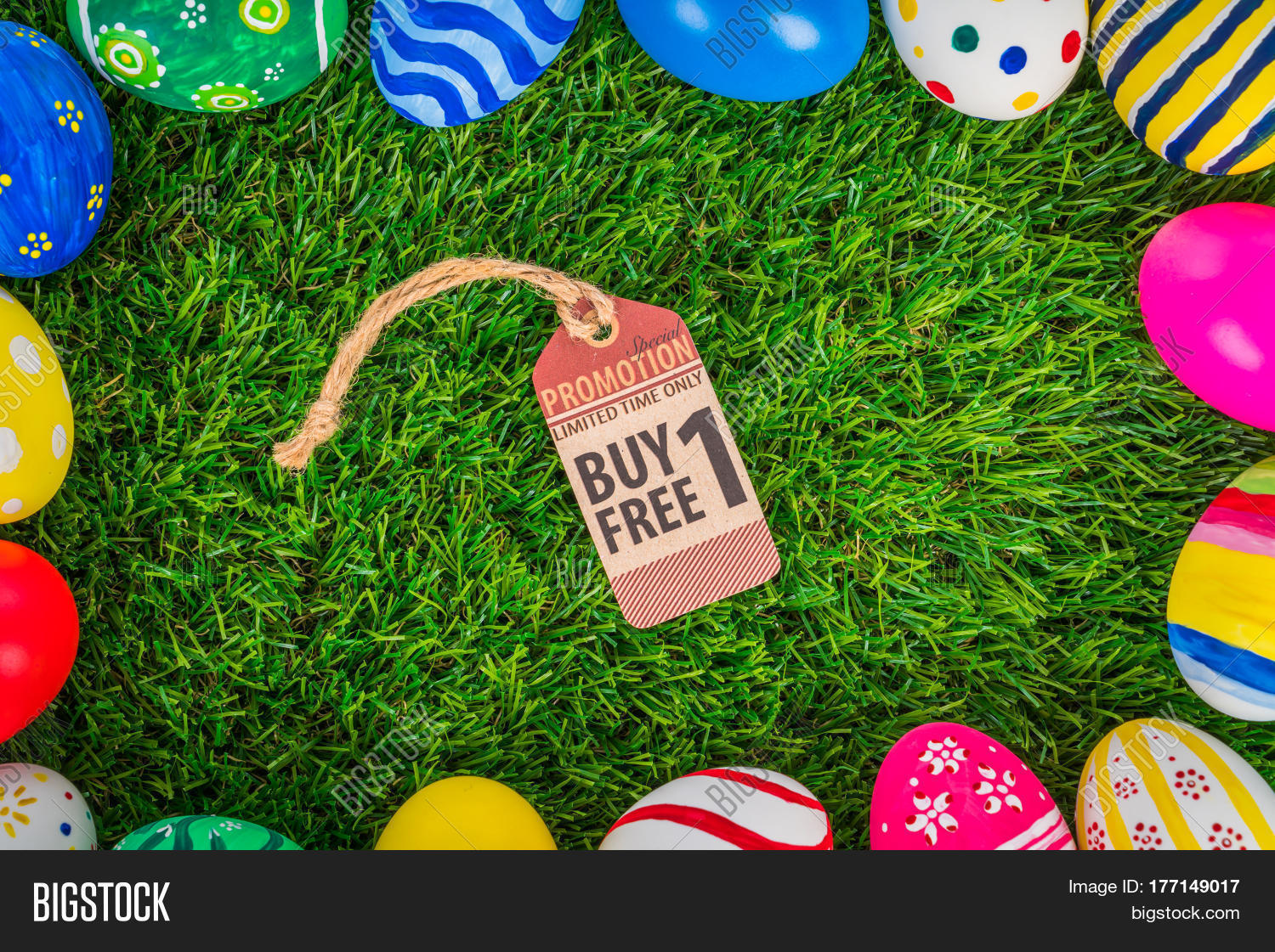 Easter Eggs Sale Image & Photo (Free Trial) | Bigstock