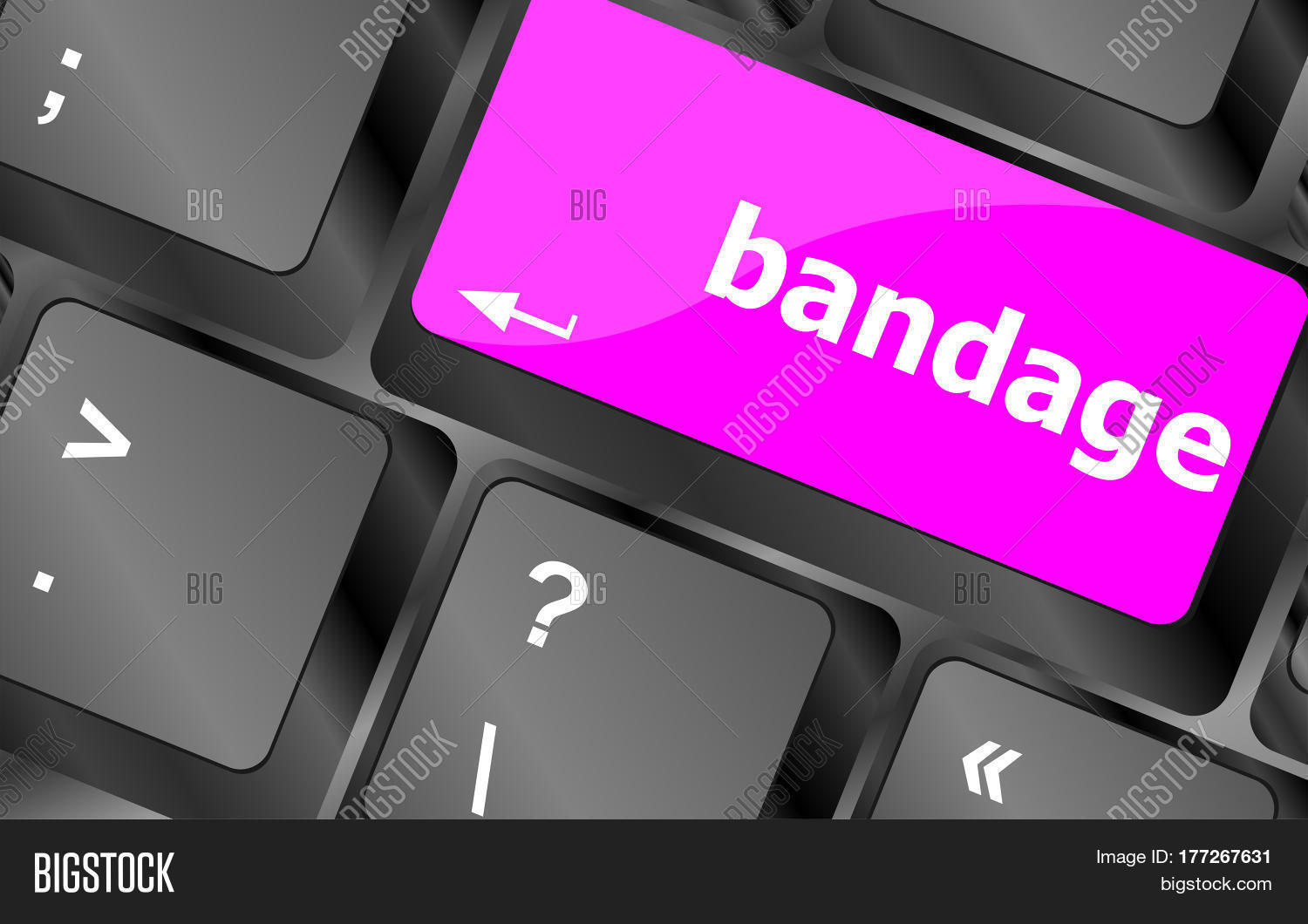 Bandage Word On Image & Photo (Free Trial) Bigstock