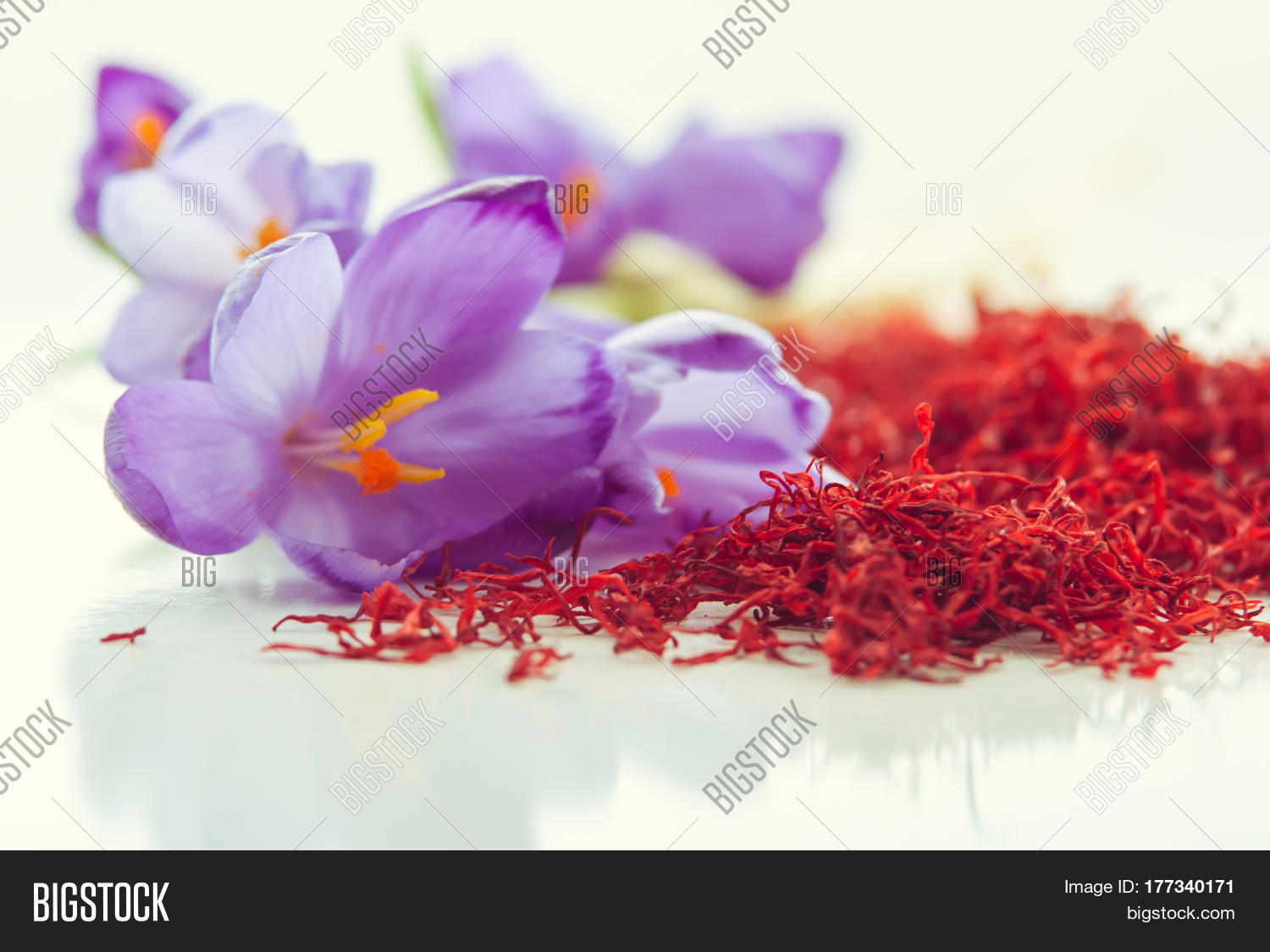 Heap Dryed Saffron Image & Photo (Free Trial) Bigstock