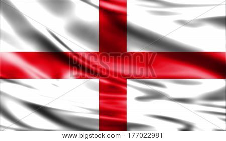 Grunge Colorful Background, Flag Of England.