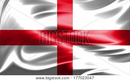 Grunge Colorful Background, Flag Of England.
