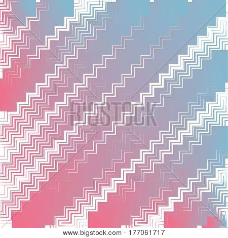 Diagonal blue and pink gradient texture. Abstract vector background. Geometric pattern for modern design.