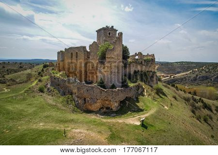 Medieval Castle In Ucero, Soria, Castilla Y Leon, Spain