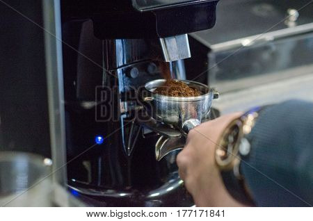 group head machine coffee prepare taste arabica