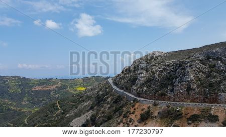 Mount Ida in the Isle of Crete, Greece