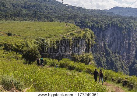 Trail To Itaimbezinho Canyon