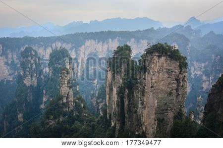 Zhangjiajie National Park In Hunan, China