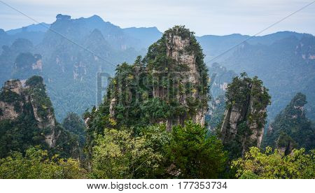 Zhangjiajie National Park In Hunan, China