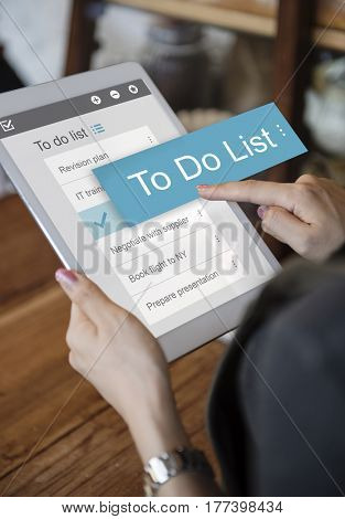 Digital Business To do List App Interface