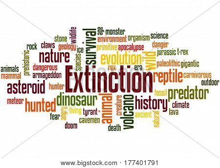 Extinction, Word Cloud Concept 4