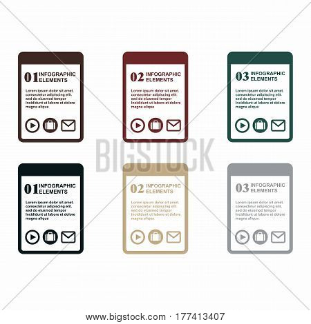 Conceptual Vector Design Template. Infographics Element