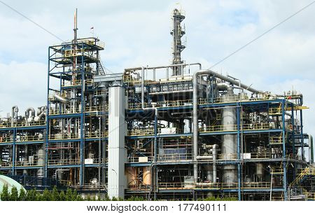 Petrochemical And Heavy Industry In The North Of The Netherlands
