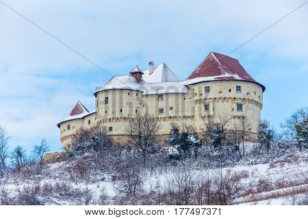 The old castle Veliki Tabor in Croatia, a Croatia's northwestern fortification system.