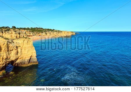 Atlantic Rocky Coastline (algarve, Portugal).