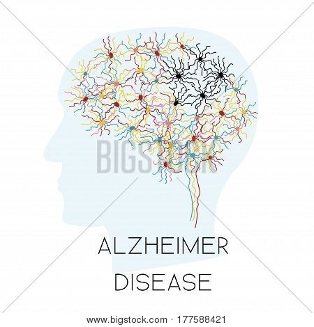 Alzheimer Disease Concept