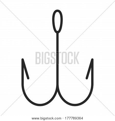 Fishing Hook Vector Icon