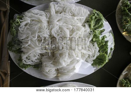 Rice vermicelli are a part of several Asian cuisines where they are often eaten as part of a soup dish stir-fry or salad. One particularly well-known slightly thicker variety comes from the southern Chinese city of Guilin where it is a breakfast staple.
