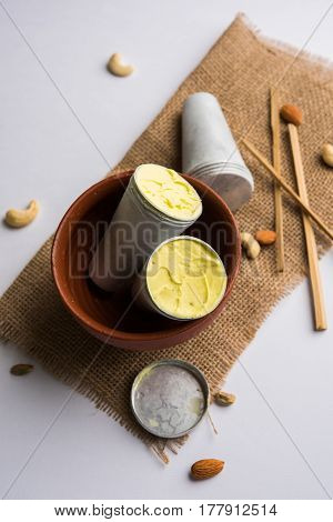 rajwari or rajwadi sweet kesar badam pista kulfi or ice cream candy
