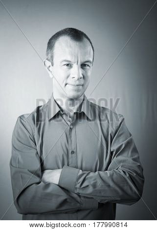 Businessman In Shirt Aged 40S