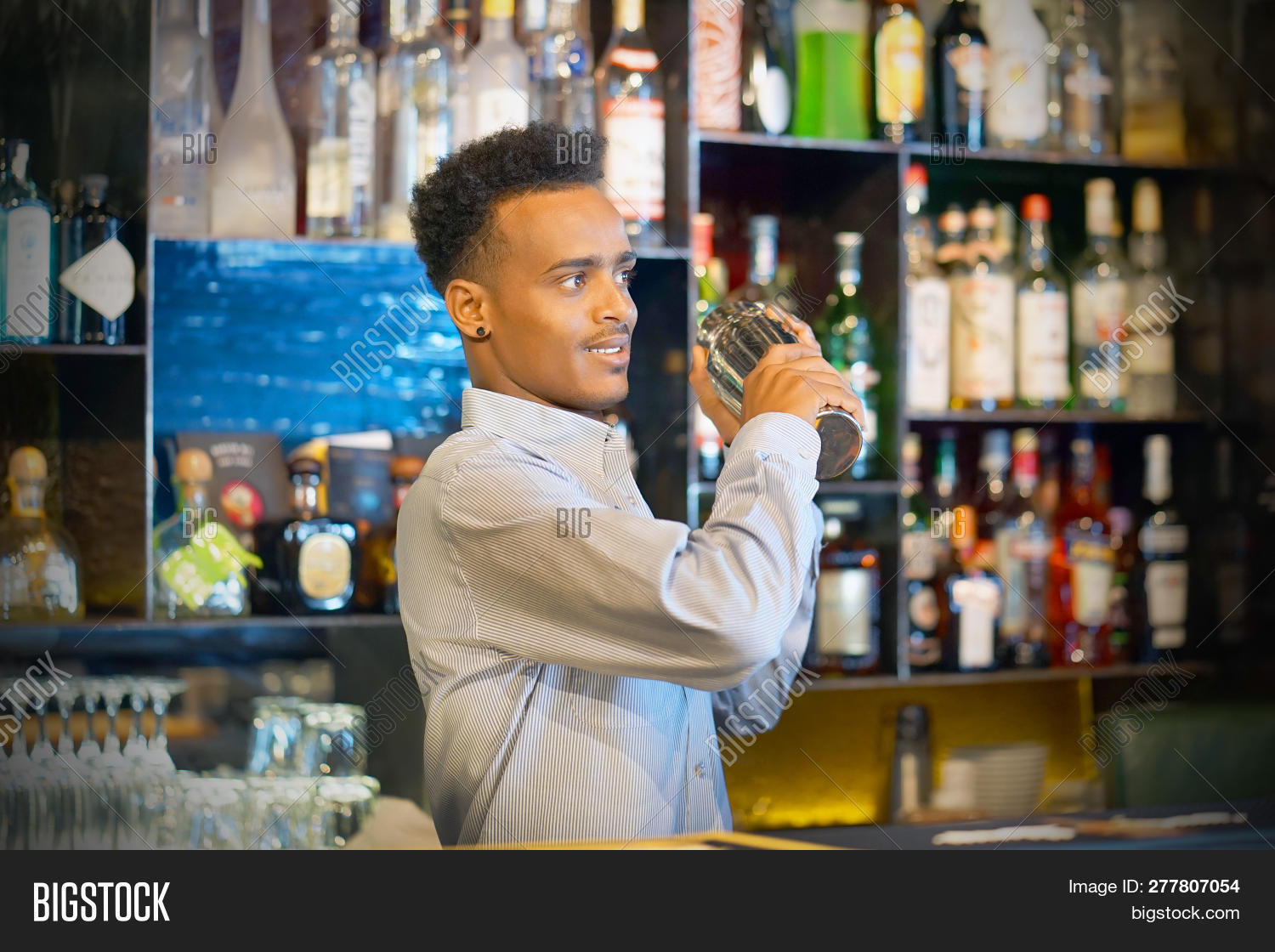 Professional Bartender Image & Photo (Free Trial) Bigstock