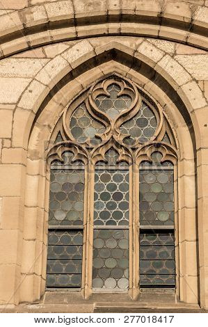 Old window of an old historical bilding