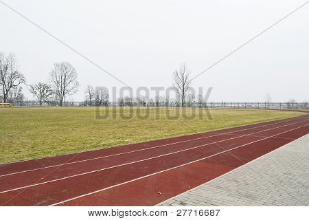 Campo di calcio vuoto