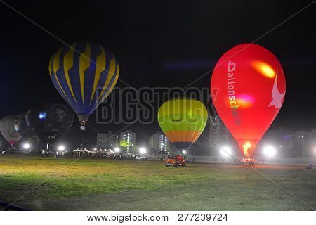 Chennai, Tamilnadu - India, January 6, 2019 : Hot Air Ballon Festival