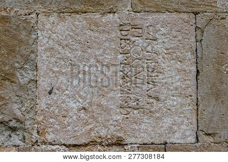 San Clemente Abbey Church Ruins Abruzzo Region